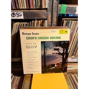 Willie Brady – Songs From Erin's Green Shore Vinyl Record LP VG+ AB87